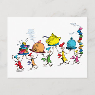 Die Whos tragen das Weihnachtsfestmahl Postkarte