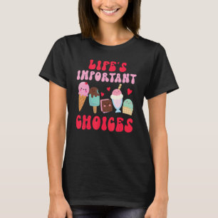 Die wichtigsten Entscheidungen des Eiskremspopuls T-Shirt