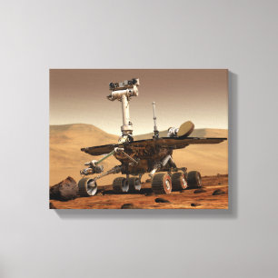 Die Wiedergabe des Künstlers des Mars-Vagabunden Leinwanddruck