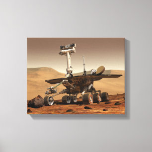 Die Wiedergabe des Künstlers des Mars-Vagabunden Leinwanddruck