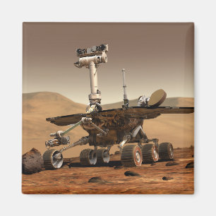 Die Wiedergabe des Künstlers des Mars-Vagabunden Magnet