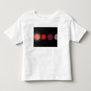 Die Wiedergabe eines Künstlers, die braune Zwerge Kleinkind T-shirt