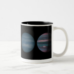 Die Wiedergabe eines Künstlers, die braune Zwerge Zweifarbige Tasse