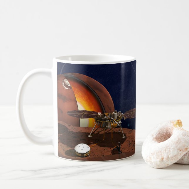 Die Wiedergeburt der Erkennungslander durch den Kü Kaffeetasse (Mit Donut)