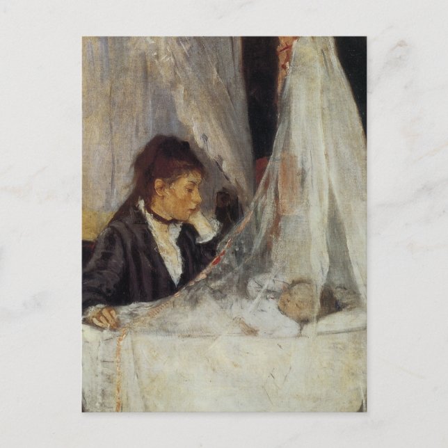 Die Wiege von Berthe Morisot Postkarte (Vorderseite)