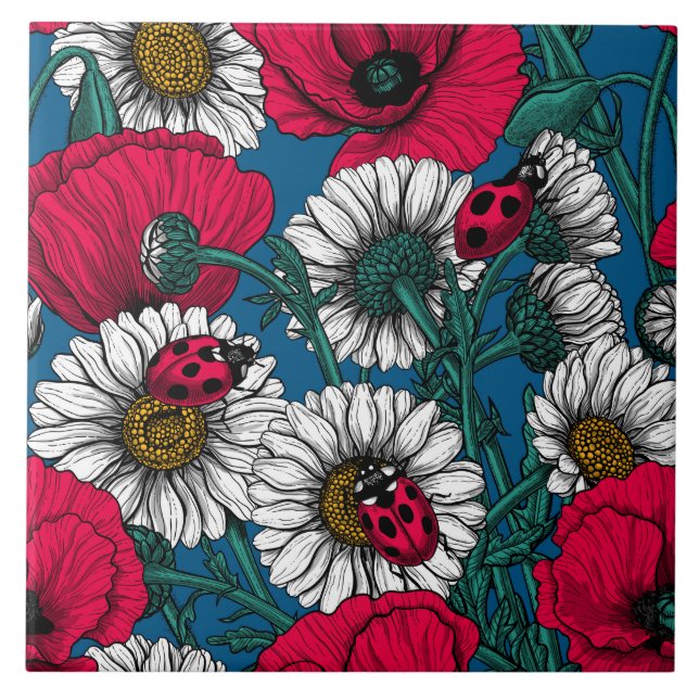 Die Wiese Fliese (Vorderseite)