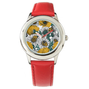 Die Wiese in Gelb Armbanduhr