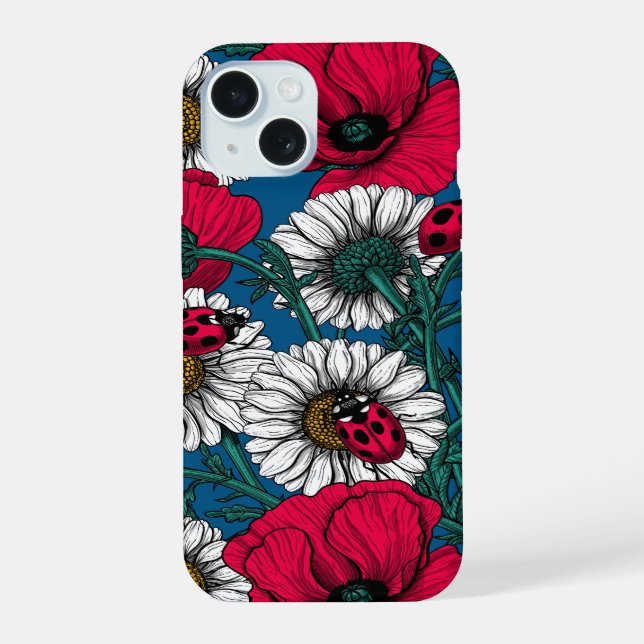 Die Wiese iPhone 15 Hülle (Rückseite)
