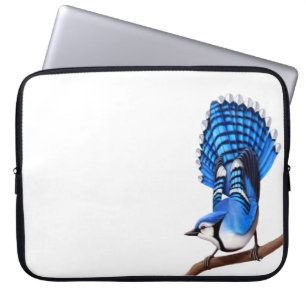 Die wilde blaue Jay-Vogel-Elektronik-Tasche Laptopschutzhülle