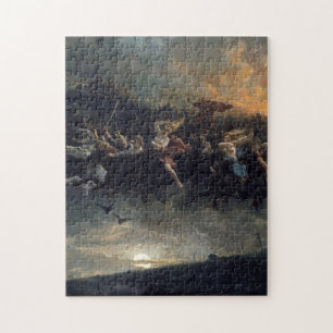 Die wilde Jagd auf Odin von Peter Nicolai Arbo 187