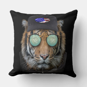 Die wilde Tierwelt im Bengalischen Tiger Kissen