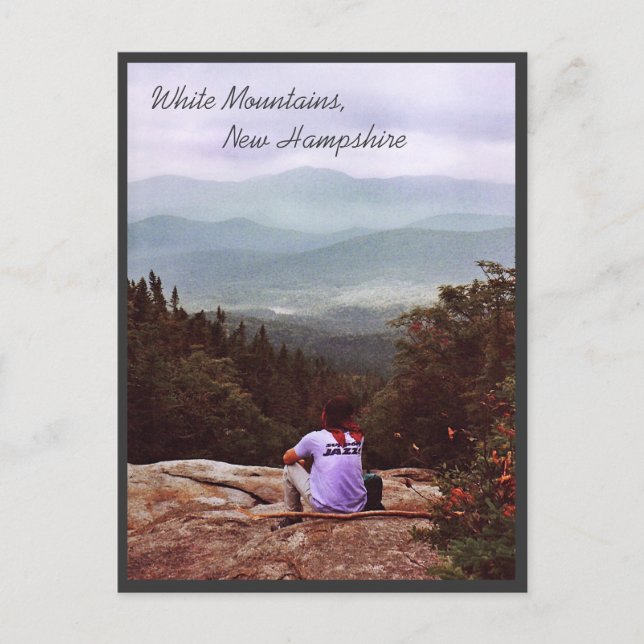 Die Wilderness von Pemigewasset Postkarte (Vorderseite)