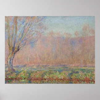 Die Willows - Claude Monet Poster