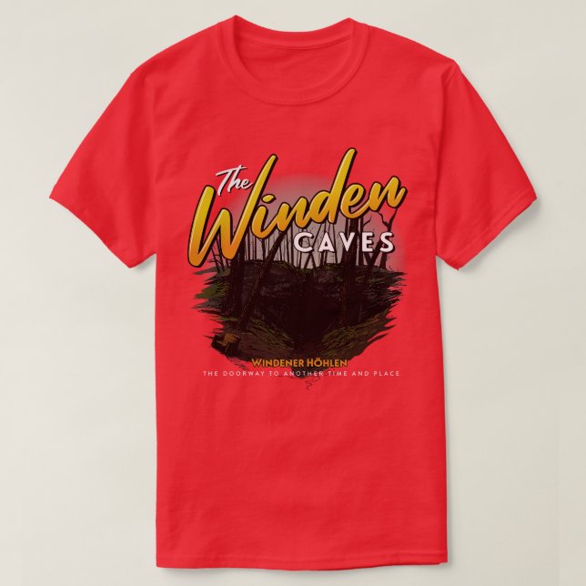 Die Winden-Höhlen T-Shirt (Design vorne)