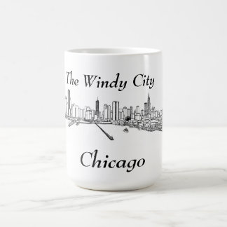 Die windige Stadt Chicago Kaffeetasse