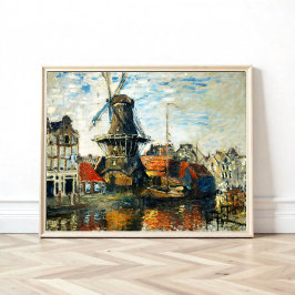 Die Windmühle, Claude Monet 1871 Poster