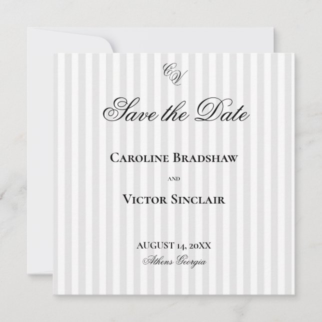 Die Windsor-Hochzeit - Termin vormerken  Save The Date (Vorderseite)