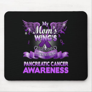 Die Wings meiner Mama decken mein Herz-Bauchspeich Mousepad