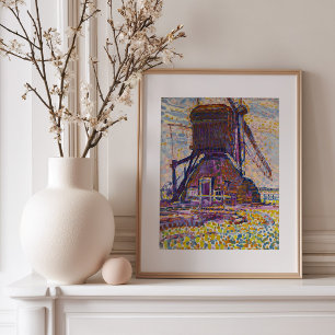 Die Winkel-Mühle   Piet Mondrian Poster
