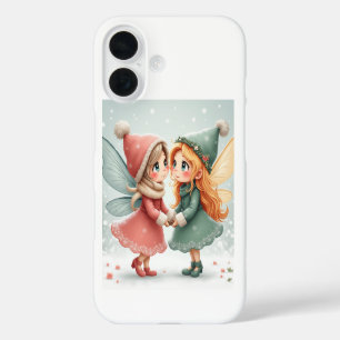 Die Winterfee eines Paares iPhone 16 Hüllen