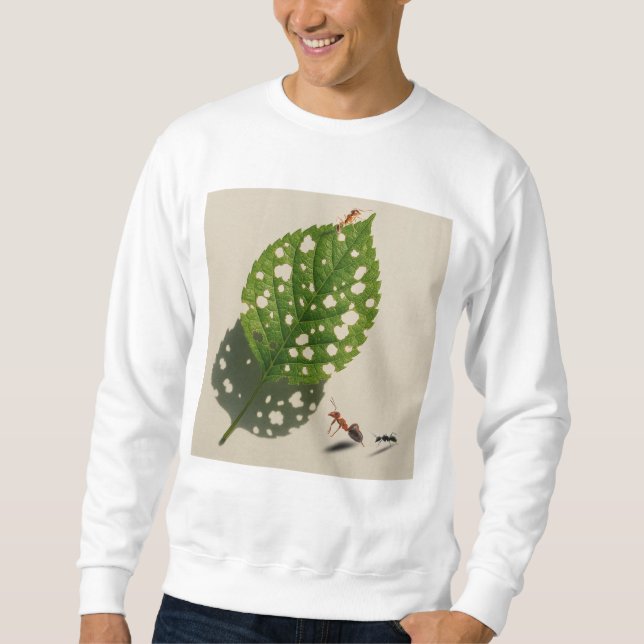 Die winzigen Architekten der Natur mögen ihre leaf Sweatshirt (Vorderseite)