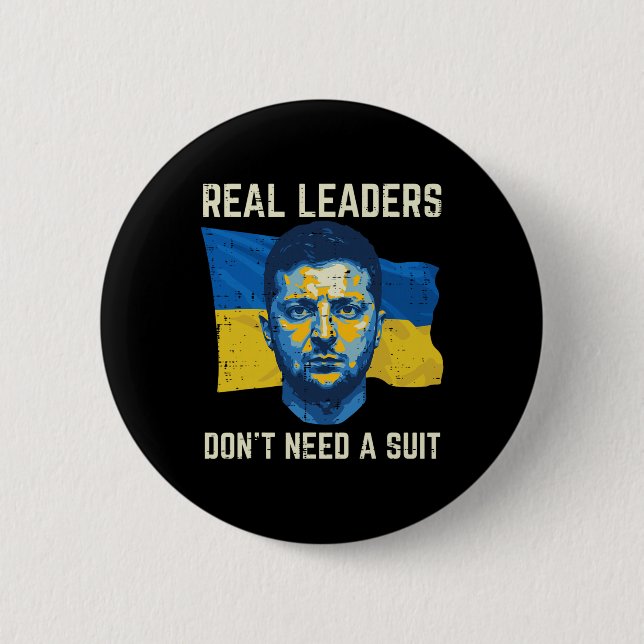 Die wirklichen Führer der Ukraine brauchen keinen  Button (Vorderseite)