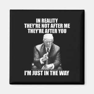 Die Wirklichkeit ist nicht hinter mir her, nachdem Magnet