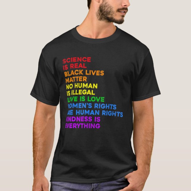 Die Wissenschaft ist die wahre Liebe, wenn die Lie T-Shirt (Vorderseite)