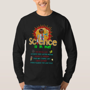 Die Wissenschaft ist in mir der Erfinder schwarzer T-Shirt