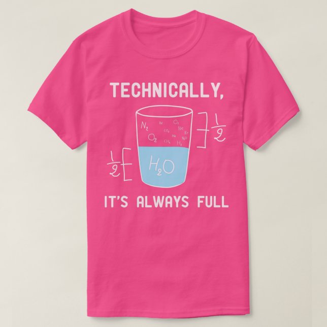 Die Wissenschaft ist technisch optimistisch und im T-Shirt (Design vorne)