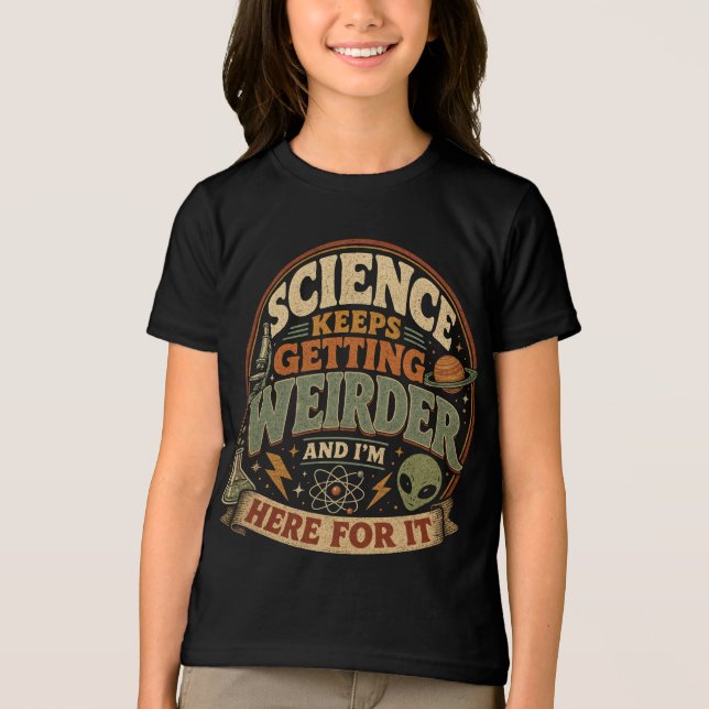 Die Wissenschaft wird immer seltsamer und ich bin  Tri-Blend Shirt (Vorderseite)