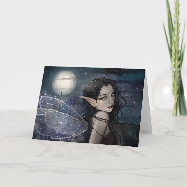 Die Witching Stunden-gotische feenhafte Karte (Vorderseite)