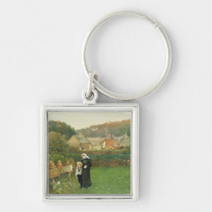 Die Witwe, 1895 (Öl auf Leinwand) Schlüsselanhänger