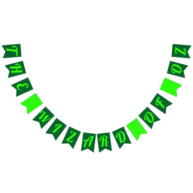 DIE WIZARD VON OZ WIMPELKETTE (Alle)