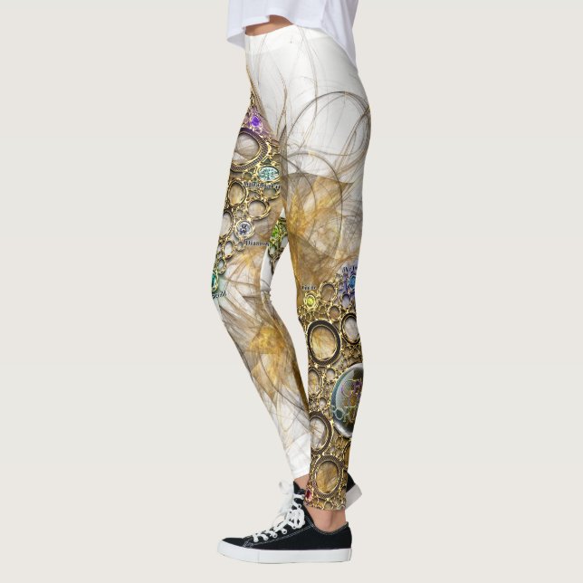 DIE WOHLSTANDS-VERBINDUNG: Edelsteine des Leggings (Links)