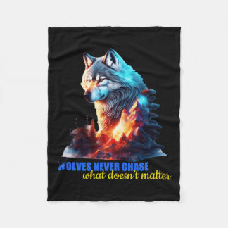 Die Wölfe verfolgen nie das, was nicht Fleecedecke