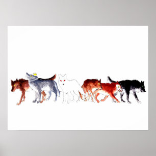 Die Wölfe Winterfell Poster