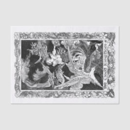 Die Wolken Seidenpapier