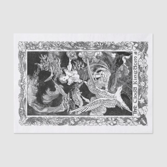 Die Wolken Seidenpapier (Vorderseite)