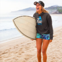 Die Woman Surfer fürchten sich vor dem Wellenreite