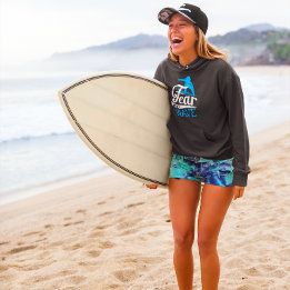 Die Woman Surfer fürchten sich vor dem Wellenreite Hoodie