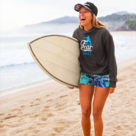 Die Woman Surfer fürchten sich vor dem Wellenreite Hoodie