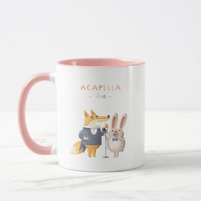 Die Woodland Animal Acapella Duo Tasse (Links)