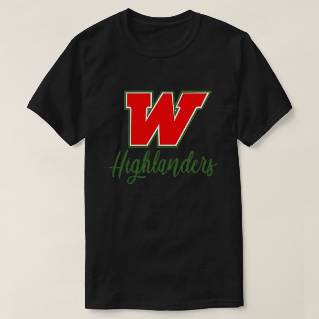 Die Woodlands High School T-Shirt (Design vorne)