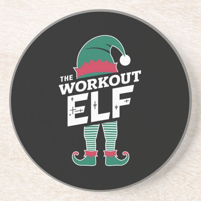 Die Workout-Elf-Gruppe passt Weihnachten in die Fa Getränkeuntersetzer (Vorne)
