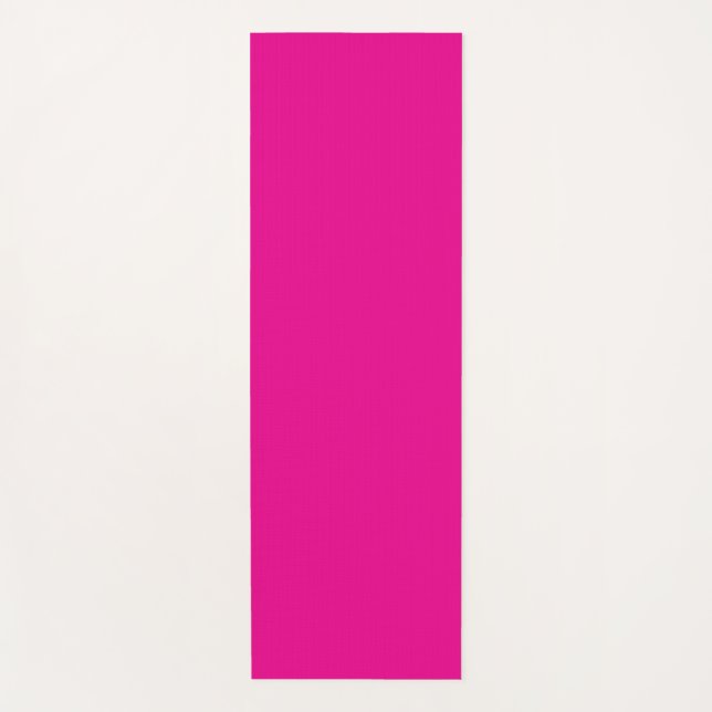 Die Workout Hot Pink Gymnastik Fitness Mat Yogamatte (Vorderseite)