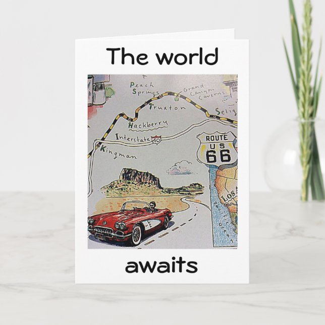 DIE "WORLD AWARITS"-BEGRÜNDUNGEN KARTE (Vorderseite)
