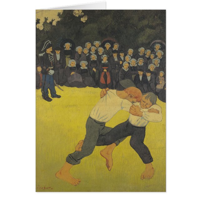 Die Wrestling-Bretonen, c.1893 (Vorne)