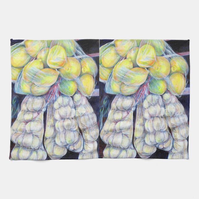 Die Wunder der westlichen Märkte, Singapur Geschirrtuch (Horizontal)