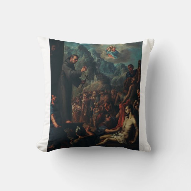 Die Wunder von Saint Salvador von Horta Kissen (Vorderseite)